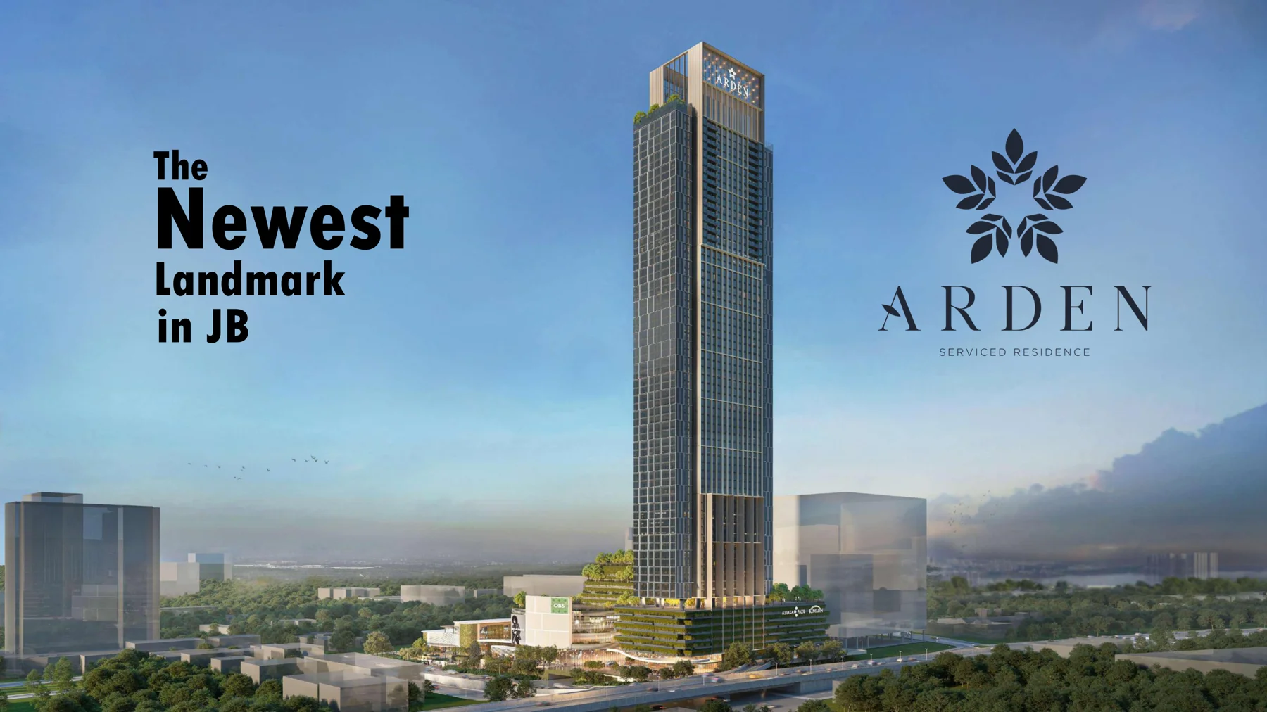 Arden Serviced Residence tower exterior, artist's impression