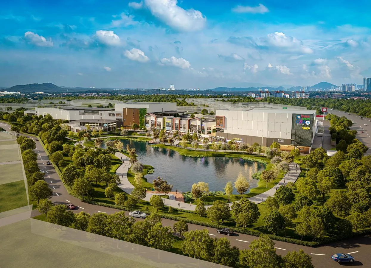 Aerial masterplan view of Bandar Seri Coalfields township in Sungai Buloh, Selangor