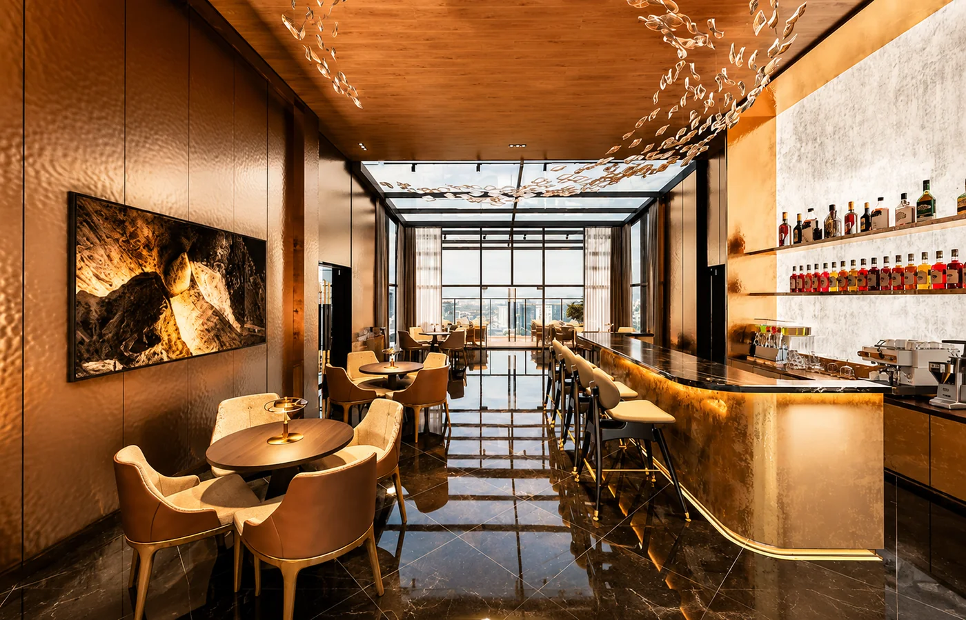 Cappella Embassy rooftop Sky Bar, Block B Level 38A
