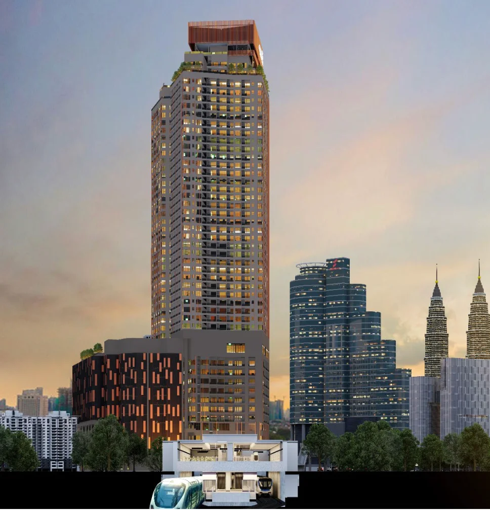 Centrix KLCC facade, artist's impression