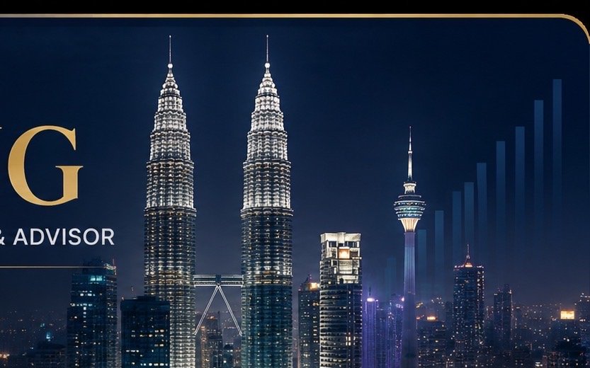 Kuala Lumpur skyline at night, Petronas Twin Towers