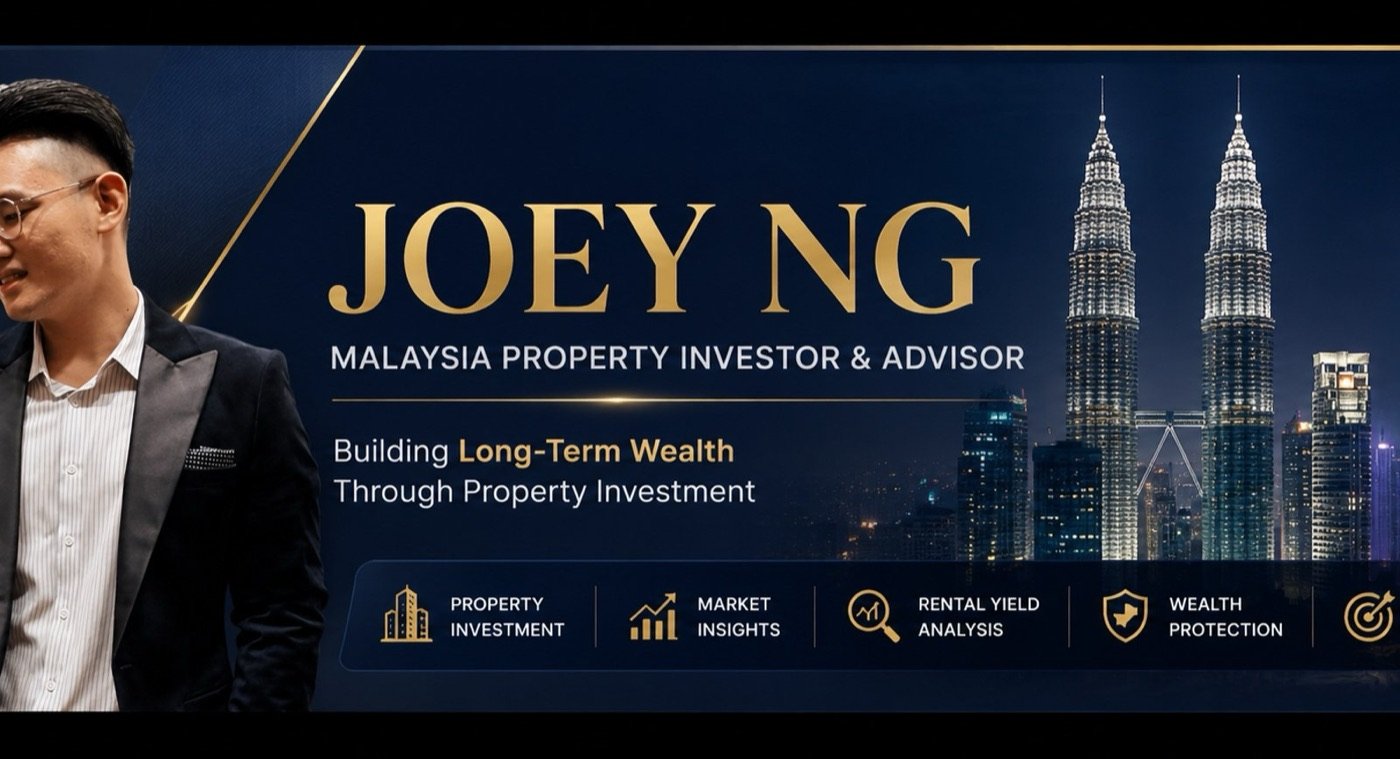 Joey Ng — Malaysia Property Investor & Advisor, YouTube channel banner