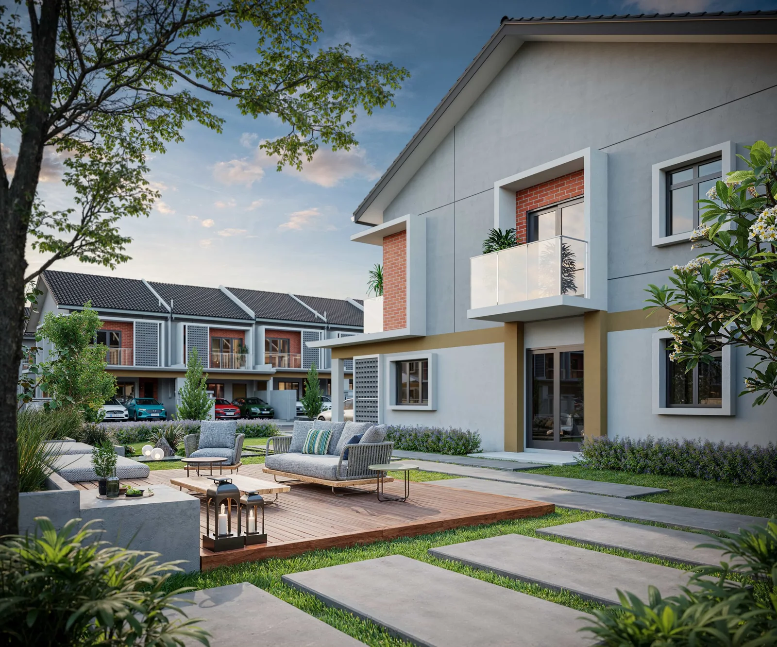 Majestic Flora Semenyih link home facade, artist's impression