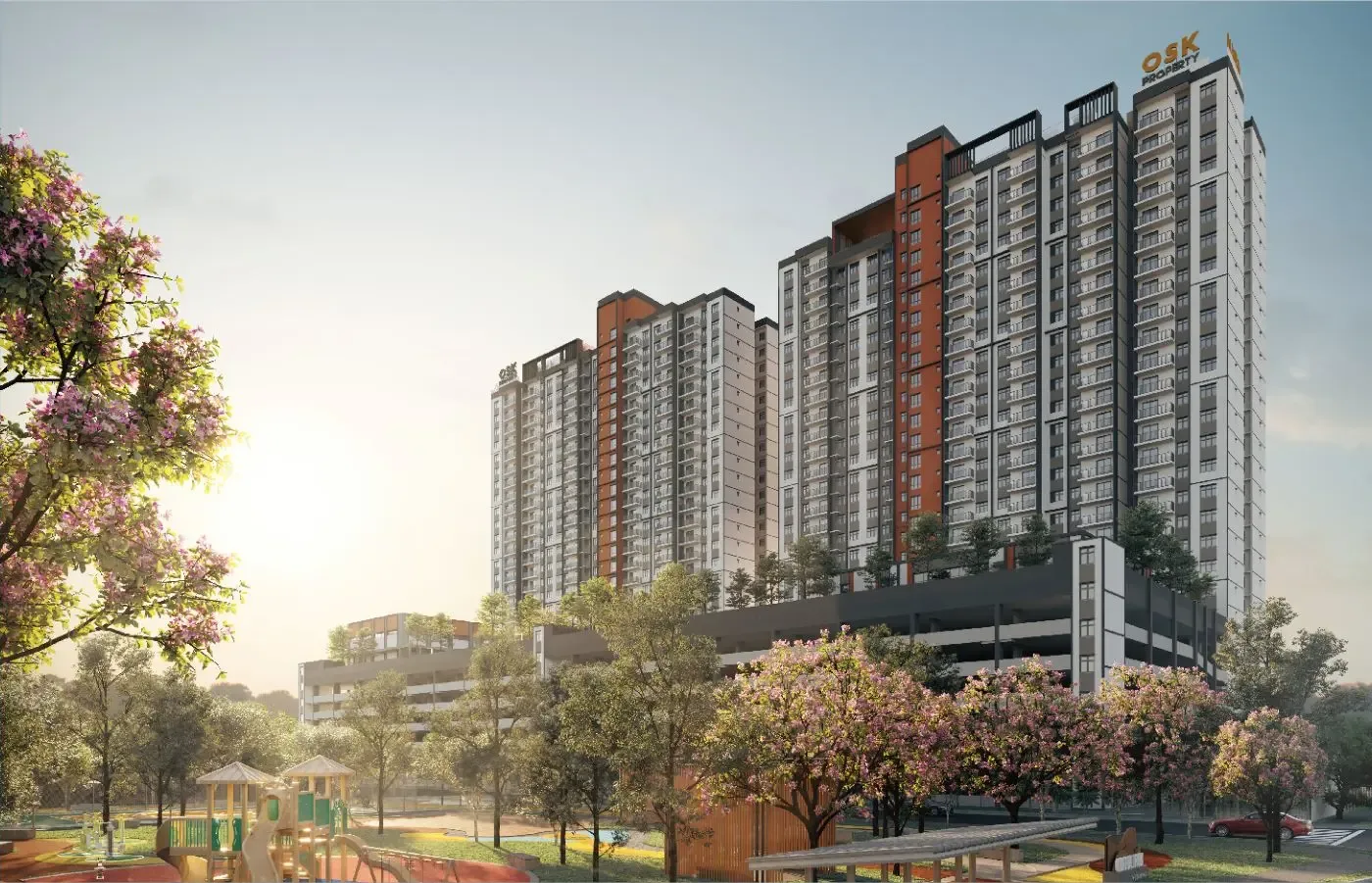 Nara at Shorea Park tower exterior, artist's impression
