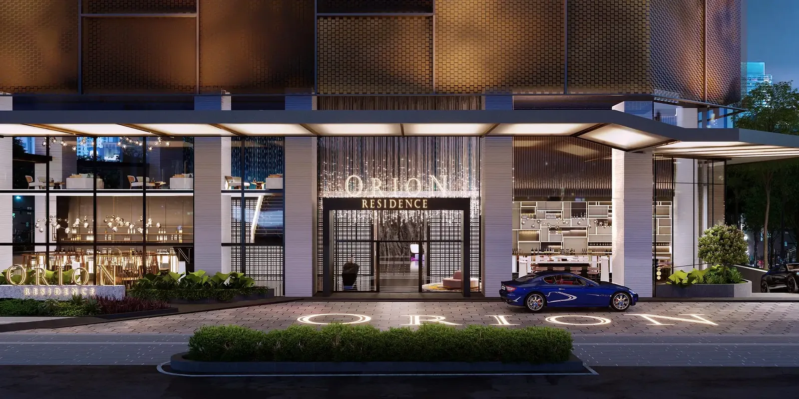 Orion Residence tower exterior, Bukit Bintang, real photo