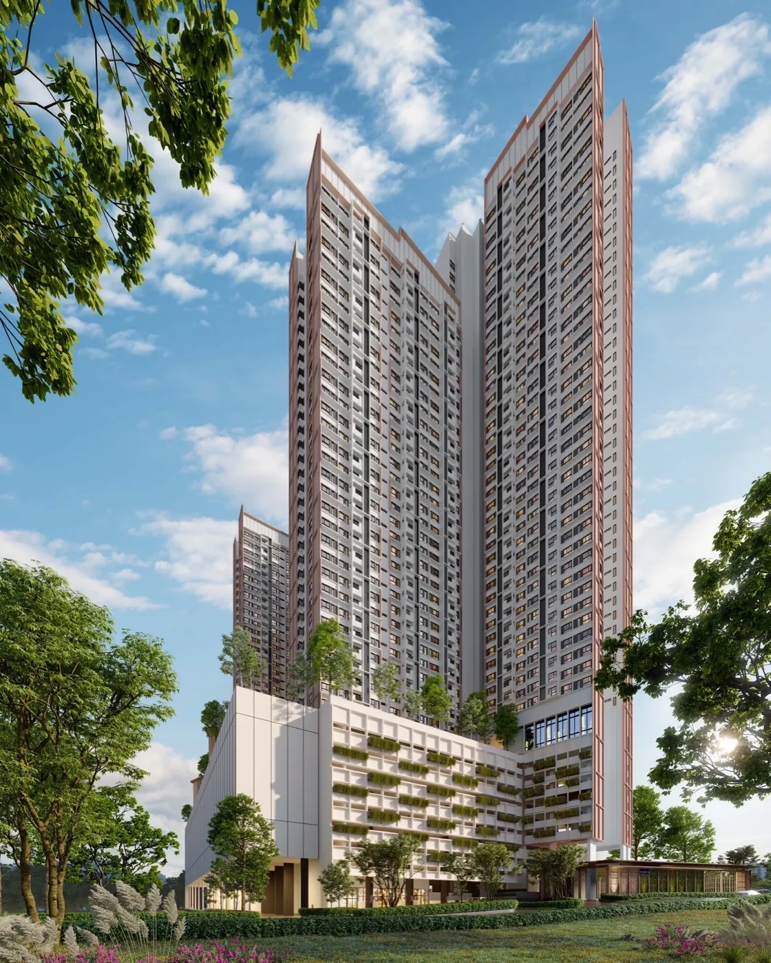 Queenswoodz Bukit Jalil by Exsim — facade, artist's impression
