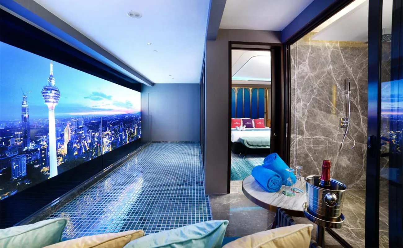 Royal Lexis KLCC private pool suite with KL Tower view
