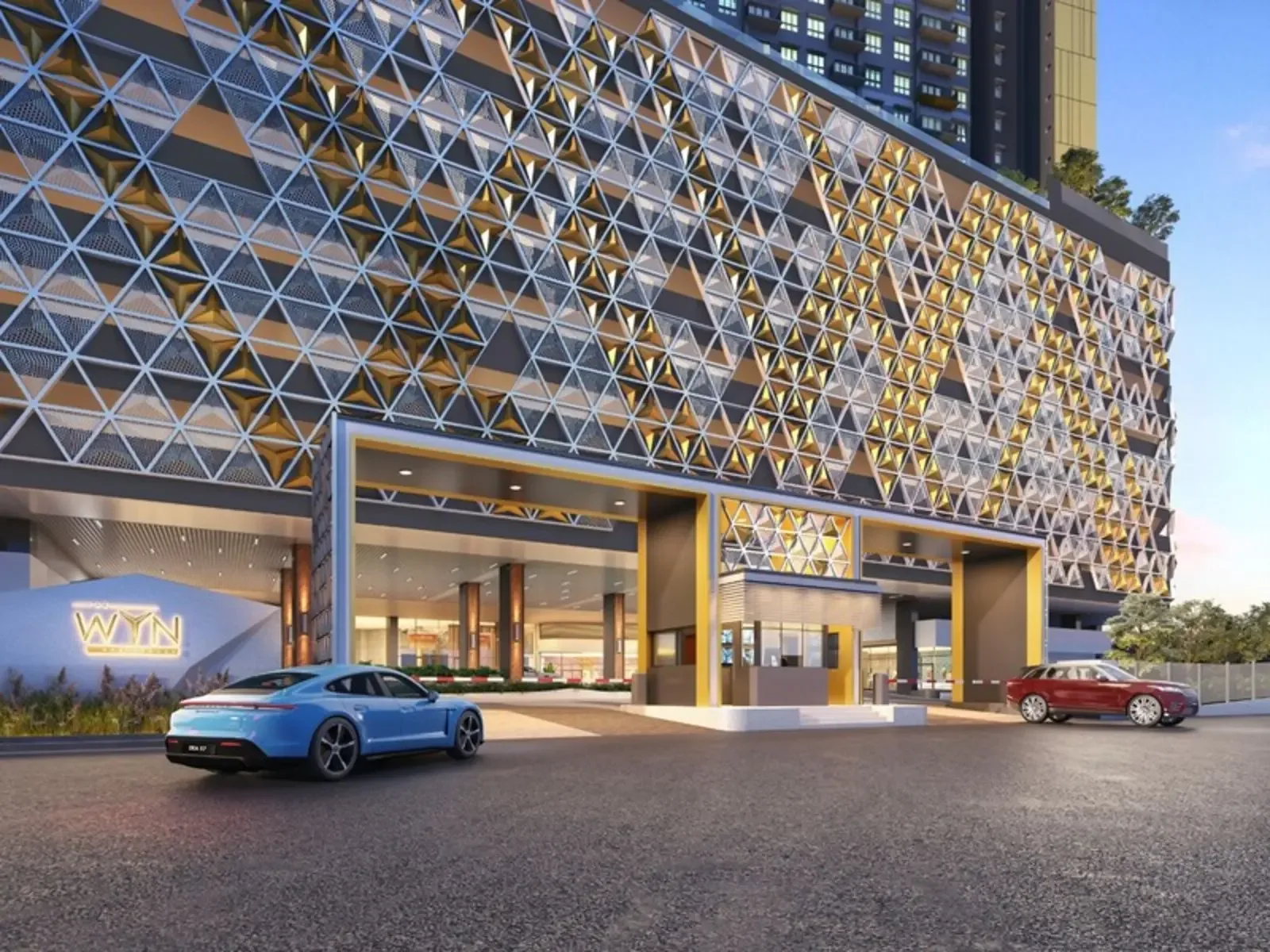 The Wyn Residences tower exterior, artist's impression