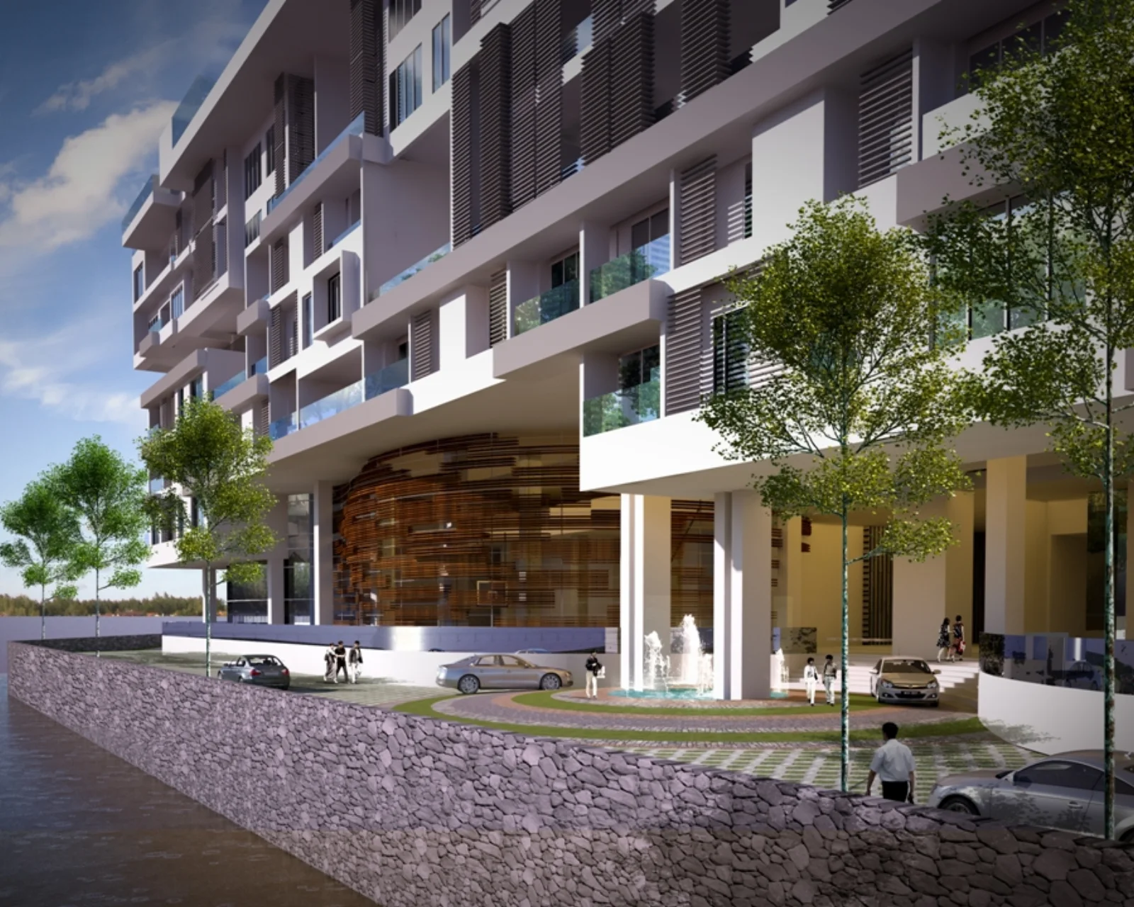Tria Residensi Seputeh tower exterior, artist's impression